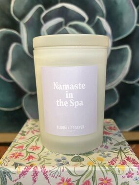 Bloom and Prosper White Jasmine Scented Spa Candle